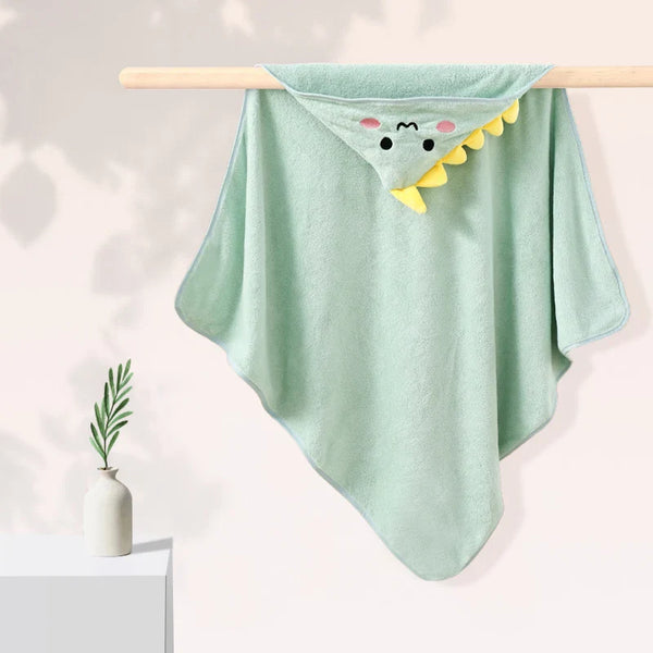 Peignoir bébé <br> Vert dinosaure